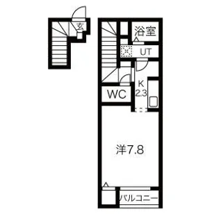 クレアB【2階】の間取り