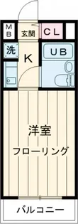 スカイコート下高井戸【5階】の間取り
