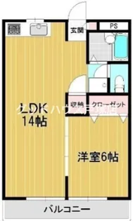 マンション築山第5【1階】の間取り