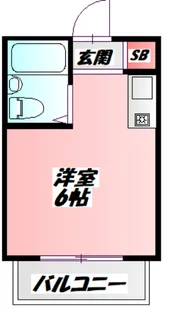清水728ハイツ【2階】の間取り