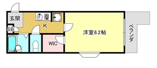 グリーンコープ三津屋【1階】の間取り
