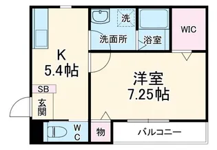 エミュール古川橋【3階】の間取り