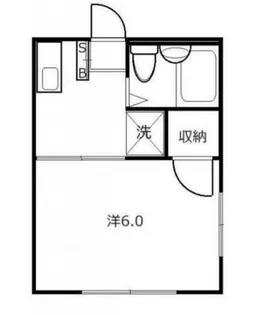 シティハイムユニバ【1階】の間取り