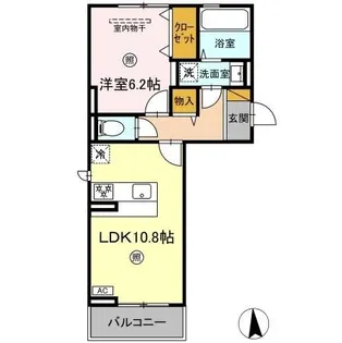MILD B【2階】の間取り