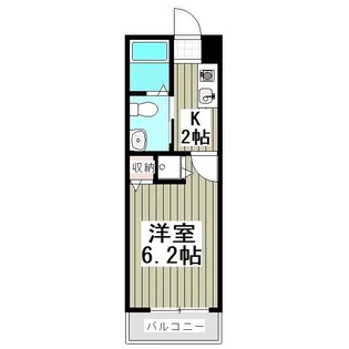 パルトネール二俣川III【1階】の間取り