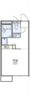 レオパレスリベール【1階】の間取り