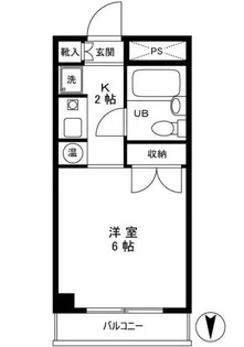 グランデール上野【3階】の間取り