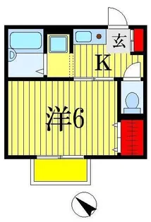 サニーハウスS【1階】の間取り