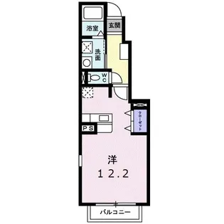 カルムメゾン【1階】の間取り