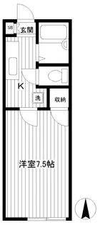 ヨーデルハイツ【1階】の間取り