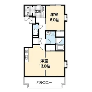 ドエル池田【1階】の間取り