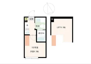 レジデンス・ソレイユ長津田【1階】の間取り