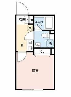 Ludens北千住【2階】の間取り