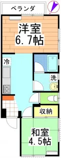 メゾン吉和【2階】の間取り