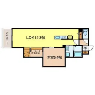 東川口HB【2階】の間取り