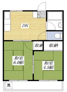 百草台ハイツ【3階】の間取り