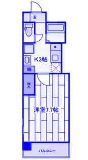 BAY FLATS【2階】の間取り