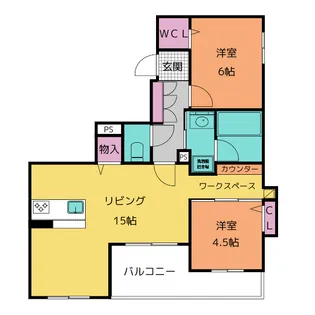 シャーメゾン加納南陽【2階】の間取り
