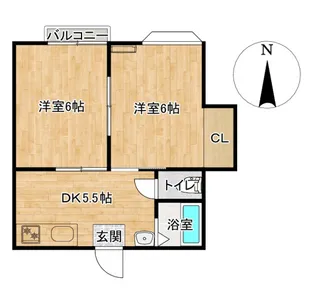 ラフロイグ天神【2階】の間取り