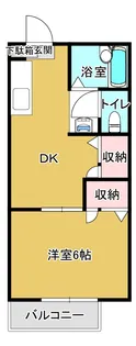 ガーデンいずみB棟【2階】の間取り