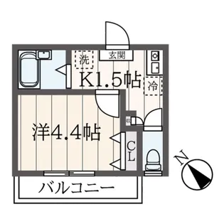 Juno Village Blanc(ジュノ・ヴィラージュ・ブラン)【2階】の間取り