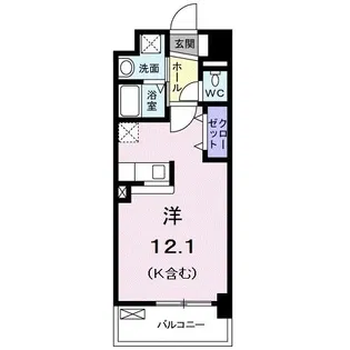 フォルトゥーナ・タワラヤ【4階】の間取り