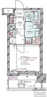 コンシェリアR 横濱桜木町【4階】の間取り