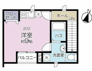カーサソフィア【2階】の間取り