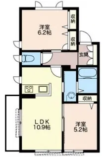 湘南ゲーブルス【2階】の間取り