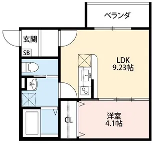 Willet’s 鳳【1階】の間取り