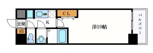 プレサンス丸の内フォート【15階】の間取り