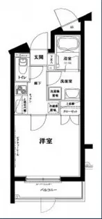 グリフィン武蔵中原・スクエアコート【1階】の間取り