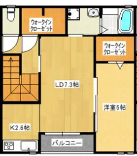 メゾン・ドルチェA【2階】の間取り