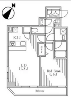 東京都千代田区岩本町3【マンション】の間取り