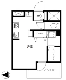 ヴェリエーロ【8階】の間取り