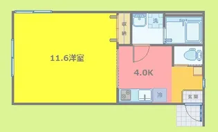 レガルバ青森ST【2階】の間取り