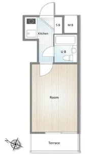 エヴェナール代々木【1階】の間取り