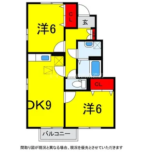 千葉県千葉市稲毛区山王町【アパート】の間取り