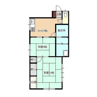 上堂ハイツ【1階】の間取り