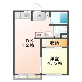 ピレーネ垂水I【2階】の間取り