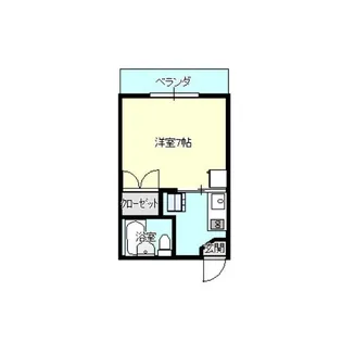 小島ハイツ【2階】の間取り