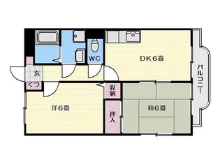 センチュリー21 A棟【2階】の間取り