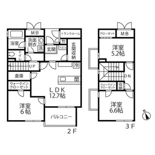 OASiS Premier Garden Villa【2階】の間取り