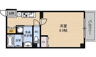 DAP梅田西【6階】の間取り