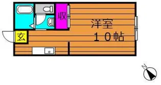 ビーライン川入 B【1階】の間取り