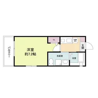 ワコーレヴィータ大開ステーシア【3階】の間取り