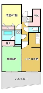 グリーンスパーク109【14階】の間取り