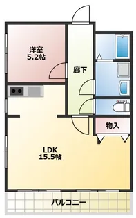 ディマンドハイツA【2階】の間取り