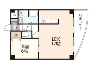 スカイヒルズ出汐【7階】の間取り