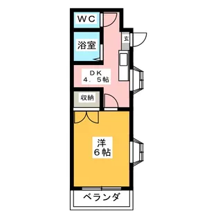 アイリス江南【1階】の間取り